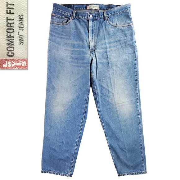 Levi's 560 Comfort Fit Jeans VTG 2000s Denim 100% Cotton Tapered Men's 38x32 - Picture 1 of 11